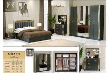 yatag dedi: 2 təknəfərlik çarpayı, Dolab, Termo, Komod, Türkiyə, Yeni — 21