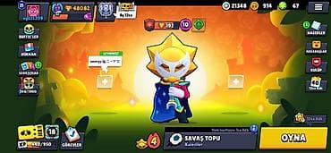 Brawl Stars hesabı – yüksək səviyyəli və zəngin resurslu - Kupa: 48