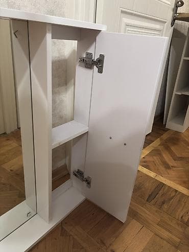 Шкафы для ванной: Hamam üçün güzgü Dolablı Ölçüsü : 80 (sağdan sola) x77 (yuxarıdan — 3