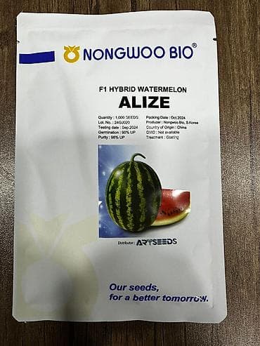 Məhsul: Nongwoo Bio ALIZE – F1 hibrid qarpız toxumu Xüsusiyyətlər: -