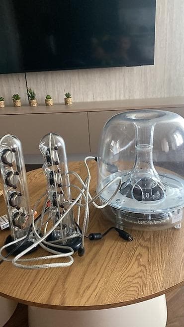 noutbuk klaviaturalari: Harman Kardon SoundSticks masaüstü akustik sistemi - 2.1-kanallı səs — 1