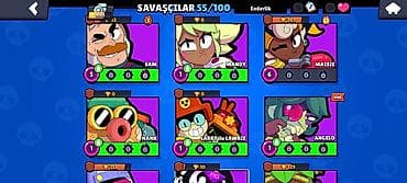 bakcell nomreler 210: Brawl Stars hesabı – geniş döyüşçü kolleksiyası - Ümumi göstərici — 7