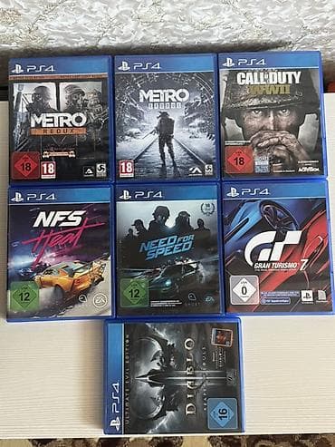 Видеоигры и приставки: PS4 oyun diskləri dəsti Bütün disklər yaxşı və işlək vəziyyətdədir — 2