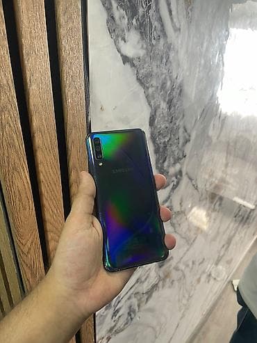Samsung Galaxy A50, 64 GB, rəng - Qara, Barmaq izi, İki sim kartlı, Sensor