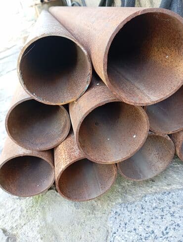 dəmir boru satışı: Metaldan hazırlanmış dairəvi borular salam 100-lük 4-mm qalinliqda — 1