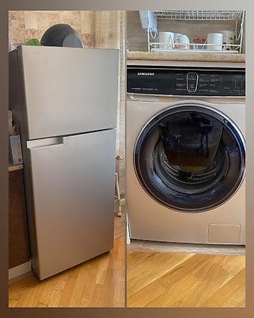 Бытовая техника: Eyni evdən Toshiba soyuducu 500₼,Samsung 6kg paltaryuyan 500₼. İşlək — 1