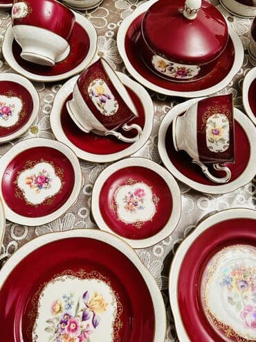dəstlər: Satılır qedımı Germaniyanın çay servesi işenmeyib esl cehizlikdi — 6