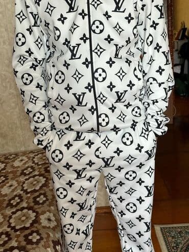 qaqa desti: Мужской спортивный костюм, Louis Vuitton, XL, цвет - Белый — 2