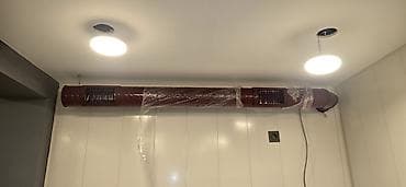 elektrik usdasi: - Material: metal dairəvi hava kanalları, qırmızı rəngli boya ilə — 2
