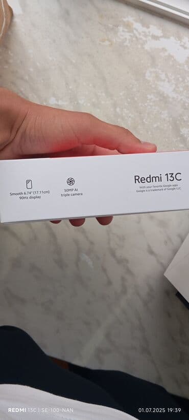 пароварка купить в баку: Redmi 13C, 256 ГБ, цвет - Черный, Битый, Сенсорный, Отпечаток пальца — 5