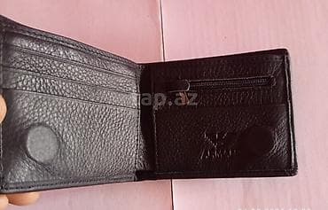 kişi geyimleri: Pulqabı, Təbii dəri, Yeni — 2