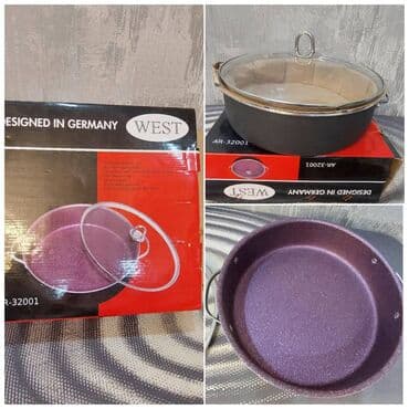 Qab-qacaq və mətbəx ləvazimatlarının alışı: Qazan, rəng - Qara — 1