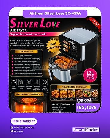 istilik: Fritoz Silver, Yağsız l, Yeni — 1