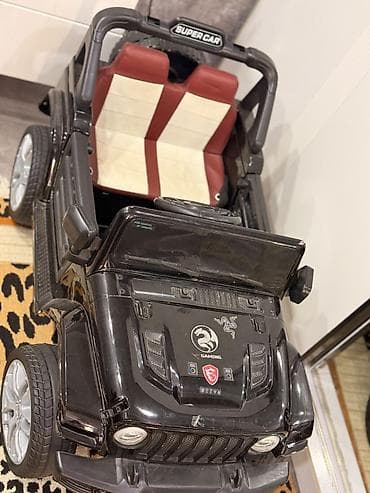 elekt: Uşaq üçün elektrikli SUV tipli akkumulyatorlu maşın - Korpus: qara — 4