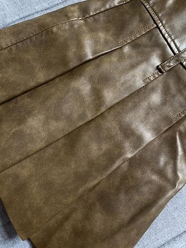 Ətəklər: Mini Ətək, Bershka, Dəri, L — 3