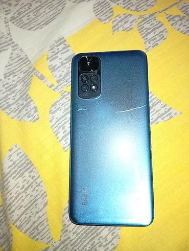 sony telfon: Redmi Note 11, 128 GB, rəng - Mavi, Barmaq izi — 1