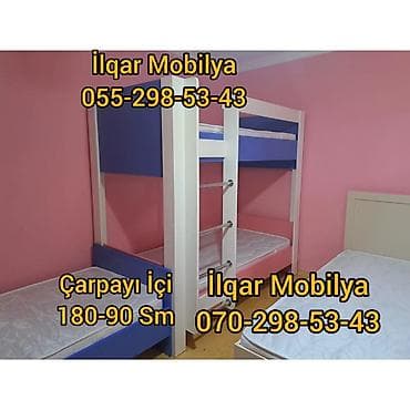 ucuz kravat: Oğlan və qız üçün, Yeni, Çarpayı, Matrassız, Siyirməsiz, Laminat — 10