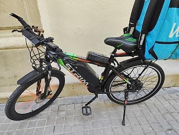 velosipedlər 28: Elektrik velosipedi Strim, 28", sürətlərin sayı: 30, 500-750 Vt, Pulsuz çatdırılma — 3
