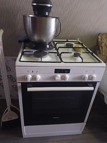 hard disk pc: Siemens qaz plitəsi və elektrik sobası (stolüstü 4 göz + aşağıda soba) — 1