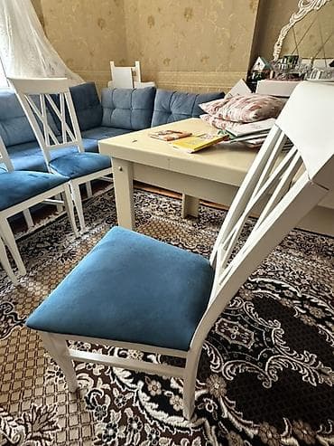 toxuma ip: Mətbəx üçün, İşlənmiş, Qatlanmayan, rəng - Ağ Stul — 6