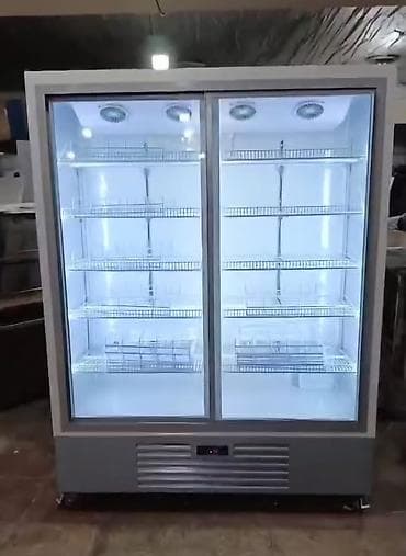 İki qapılı vitrin tipli soyuducu - Şüşə sürgülü qapılar: məhsulların