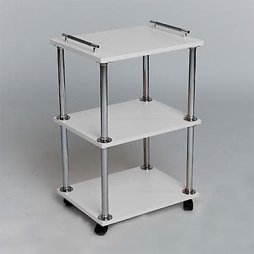 Tibbi etajerka, tibbi polka, tibbi tekerli ref, ref, rəf, təkərli rəf