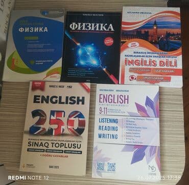 5 ci sinif ingilis dili test kitabi: Fizika və İngilis dili fənləri üzrə buraxılış imtahanlarına hazırlıq — 1