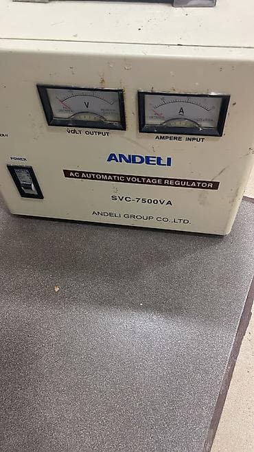 islenmis stabilizatorlar: ANDELI SVC-7500VA – AC Avtomatik Gərginlik Tənzimləyici (Stabilizator) — 2
