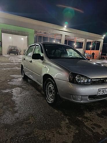 vaz 2017: LADA Kalina Universal (station wagon), gümüşü rəng. - Kuzov: 5 qapı — 7