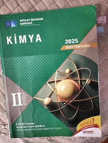 Məhsul: “Kimya – Test Toplusu 2025”, II hissə Nəşriyyat/layihə