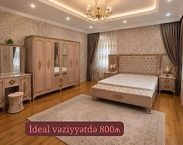 saray postu: Yataq dəsti satılır 800₼. Matrası və sandığı var. Problemi — 1