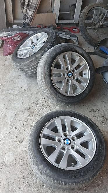 təkərler: İşlənmiş Disk təkər BMW 215 / 55 / R 16, 5 Boltlu — 2