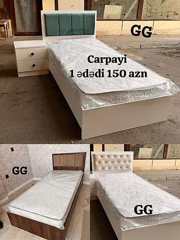 Yeni ve Sifarişle Çarpayi 150 azn Matras hediyye 🎁 Ölçü 2/90 Rəng