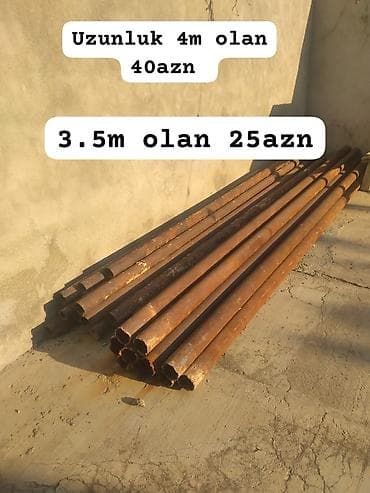 qapi demir: Məhsul: Metal borular (dəmir) Xüsusiyyətlər: - Material: Metal — 1