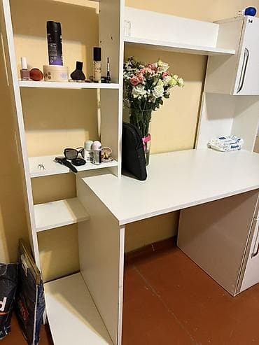 ofis masa: Ofis/studya üçün iş masası və kreslo dəsti Masa: - Rəng: ağ - Geniş — 4