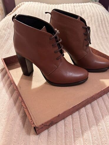 botlar: Ölçü: 39, rəng - Qəhvəyi, Yeni — 2