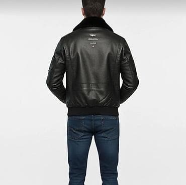 Temiz natura deri kurtka,Deriderim brendi upakovkada teze Ölcü(XL)