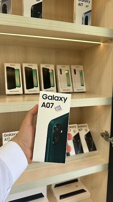 philips xenium x700: Samsung Galaxy A07, rəng - Yaşıl, İki sim kartlı — 1