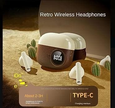 redmi note 7 ekran: Yeni Simsiz (Bluetooth) Qulaqcıqlar, AIR MUSIC, rəng - Bej — 4