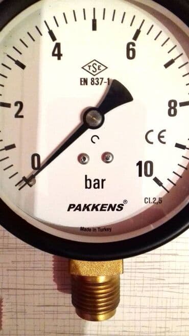manometr: Manometr "Pakkens". Türkiyə istehsalı Pakkens manometri. Təzədir — 5