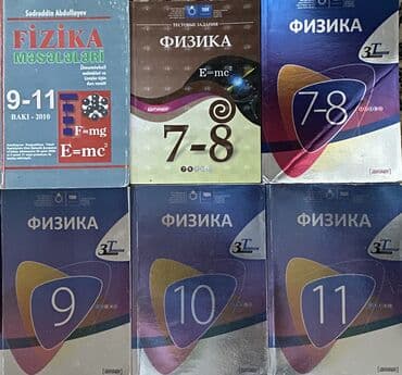 Fizika kitabları
Hərəsi ayrılıqda 1 azn, yaxşı veziyyetdedilər lalafo.az -da Fizika kitabları
Hərəsi ayrılıqda 1 azn, yaxşı veziyyetdedilər