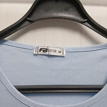 Личные вещи: FB Sister qadın maykası/top - Rəng: açıq mavi (baby blue) - Model — 2
