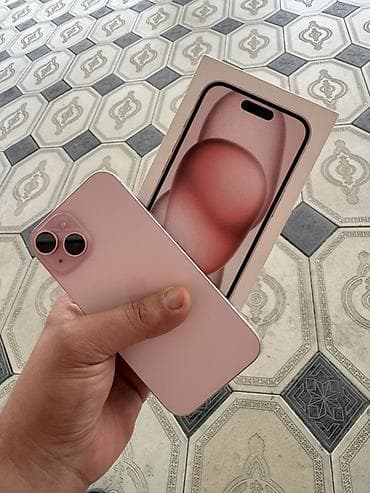 IPhone 15, 128 GB, Çəhrayı, Zəmanət, Barmaq izi, Face ID lalafo.az -da IPhone 15, 128 GB, Çəhrayı, Zəmanət, Barmaq izi, Face ID
