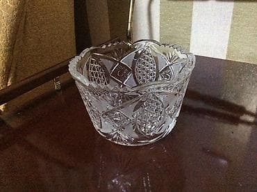 şəkər çöpü qiyməti: Продаю хрустальную конфетницу. цена 1-ной 30 ман. всего 2 штуки — 3