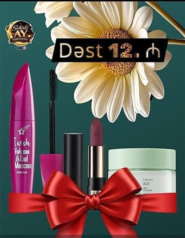 Faberlic məhsulları – müxtəlif dəstlər və ətirlər 1) Saç baxımı dəsti — 7