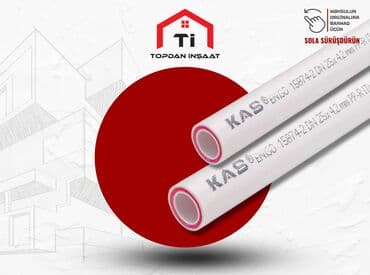 dikt ucuz: "Kas" boruları Topdan Kas boru kompazit 20 lik ₼1,50 Kas boru — 1