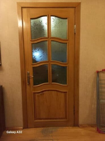 taxda qapı: Məhsul: Şüşəli iç qapılar (ağac görünümlü) - Material: Təbii ağac — 2