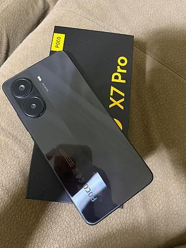 Video oyunlar və konsollar: Poco X7 Pro, rəng - Qara, Barmaq izi — 1