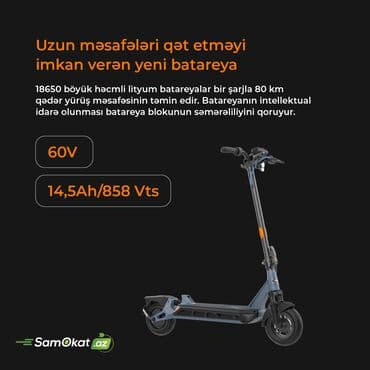elektron somakat: Elektrik samokat KingSong N12 scooter skuter 🛴 Samokatda öz səfəri — 4