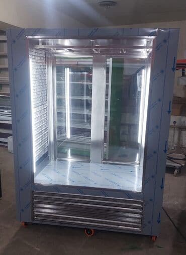 ət soyducusu: Məhsul: Şüşə vitrinli soyuducu/kamera Təsvir: - Ön və yan tərəfləri — 1